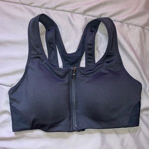 Zip up Sports Bra